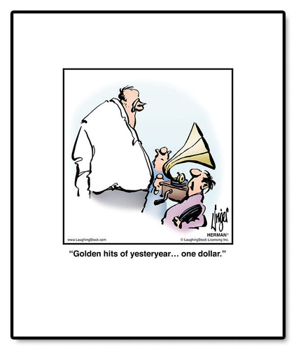 Golden hits of yesteryear… one dollar.