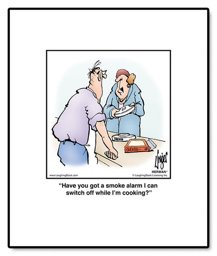 Have you got a smoke alarm I can switch off while I’m cooking?