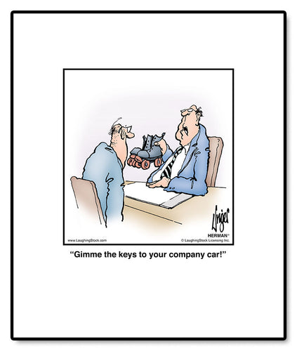 Gimme the keys to your company car!