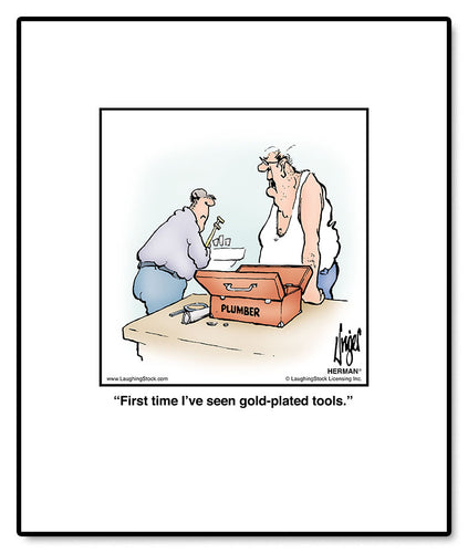 First time I’ve seen gold-plated tools.