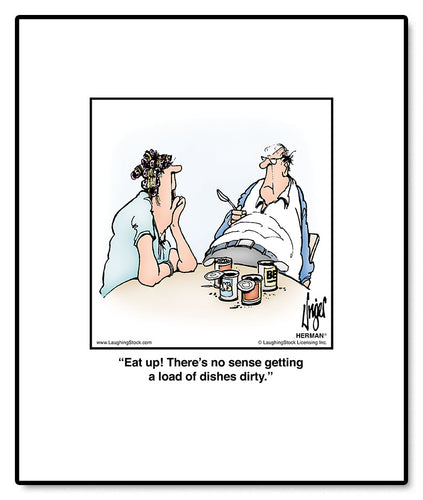 Eat up! There’s no sense getting a load of dishes dirty.