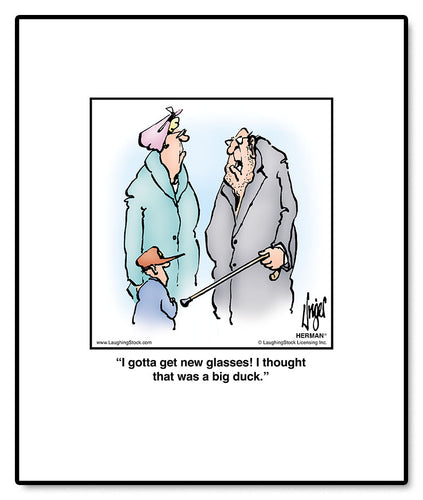 I gotta get new glasses! I thought that was a big duck.