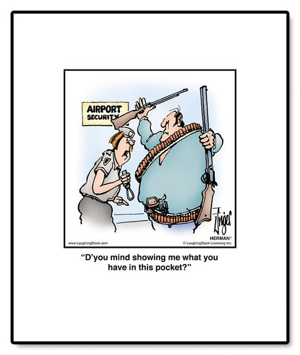 D’you mind showing me what you have in this pocket?