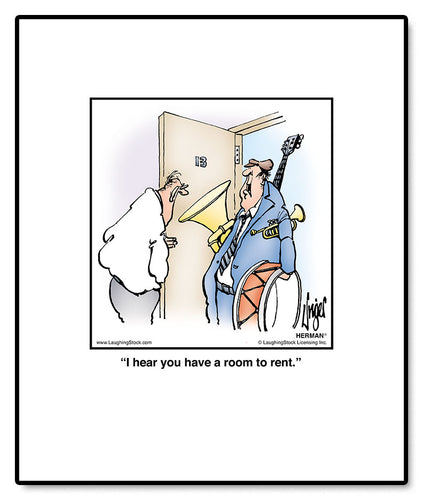 I hear you have a room to rent.