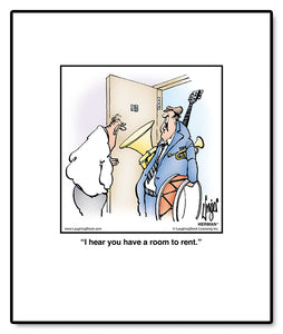 I hear you have a room to rent.
