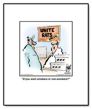 Load image into Gallery viewer, D’you want smokers or non-smokers?