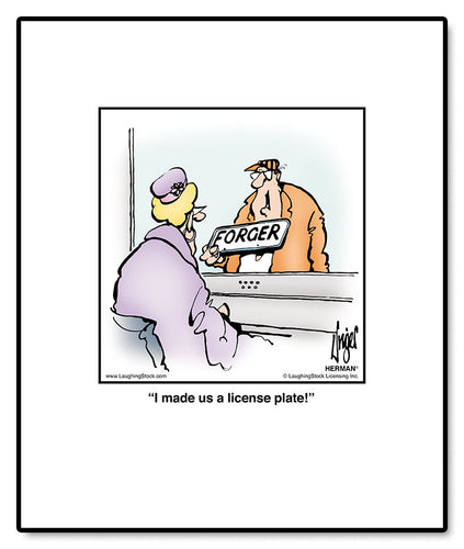 I made us a license plate!