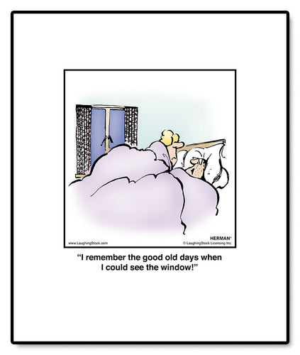 I remember the good old days when I could see the window!