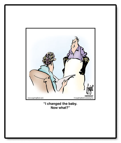 I changed the baby. Now what?