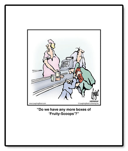 Do we have any more boxes of ‘Fruity-Scoops’?