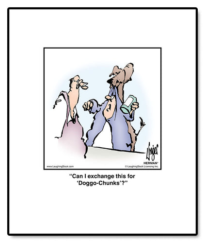 Can I exchange this for ‘Doggo-Chunks’?