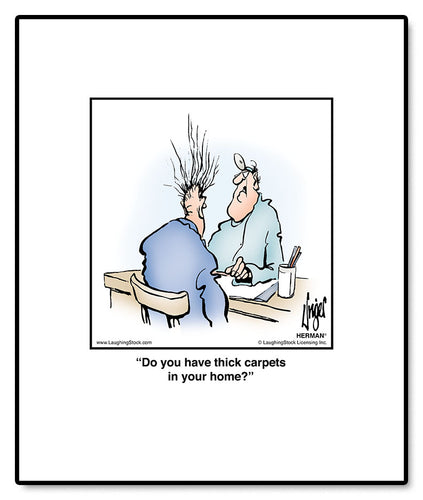 Do you have thick carpets in your home?