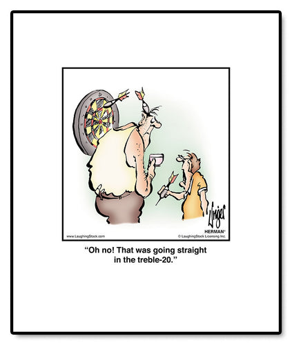 Oh no! That was going straight in the treble-20.