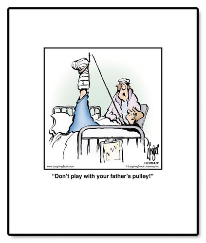 Don’t play with your father’s pulley!