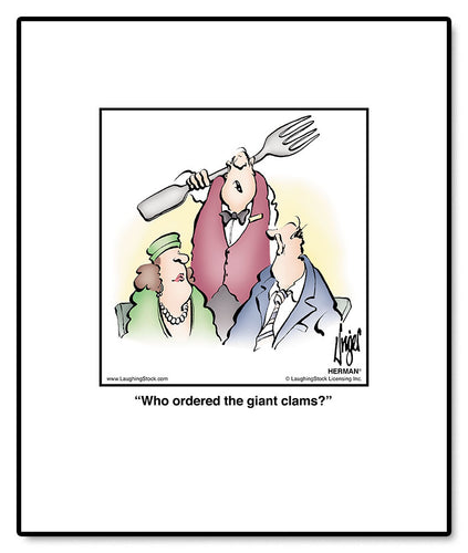 Who ordered the giant clams?