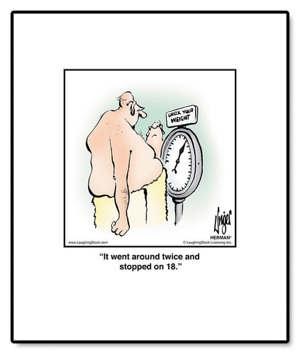 It went around twice and stopped on 18.