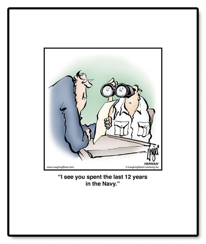 I see you spent the last 12 years in the Navy.