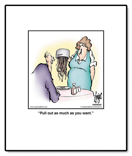 Pull out as much as you want.