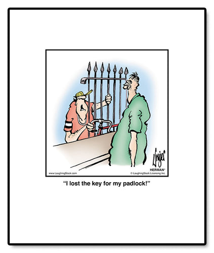 I lost the key for my padlock!