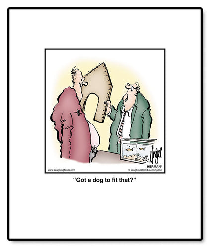 Got a dog to ﬁt that?