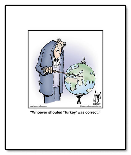 Whoever shouted ‘Turkey’ was correct.