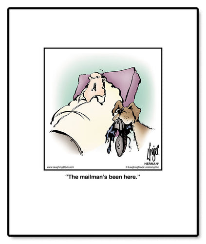 The mailman’s been here.