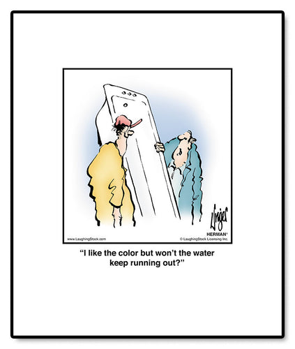 I like the color but won’t the water keep running out?