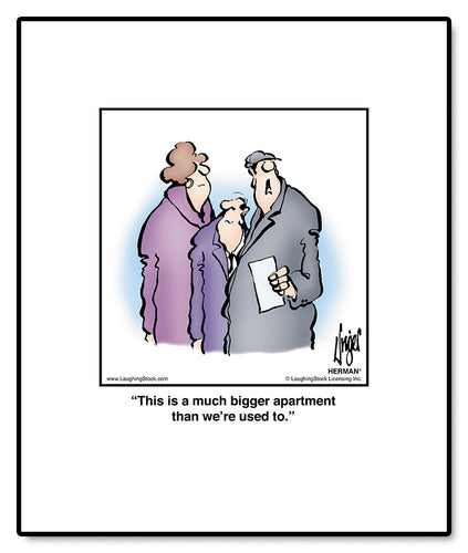 This is a much bigger apartment than we’re used to.