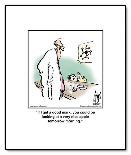 If I get a good mark, you could be looking at a very nice apple tomorrow morning.