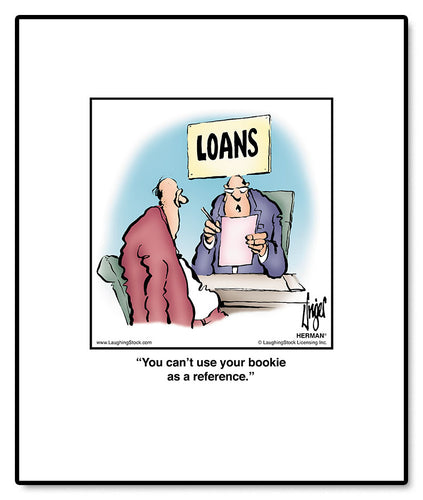 You can’t use your bookie as a reference.