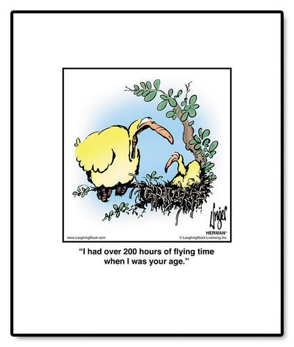 I had over 200 hours of flying time when I was your age.