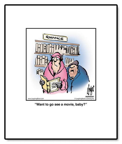 Want to go see a movie, baby?