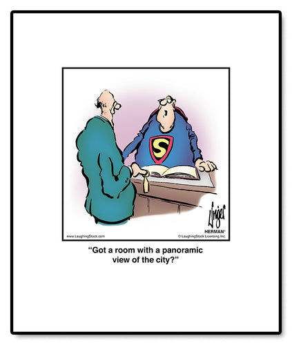 Got a room with a panoramic view of the city?