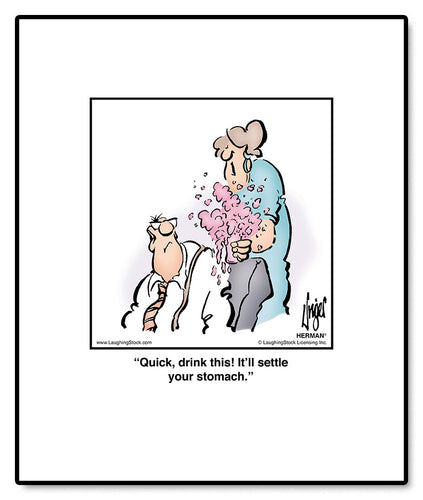 Quick, drink this! It’ll settle your stomach.