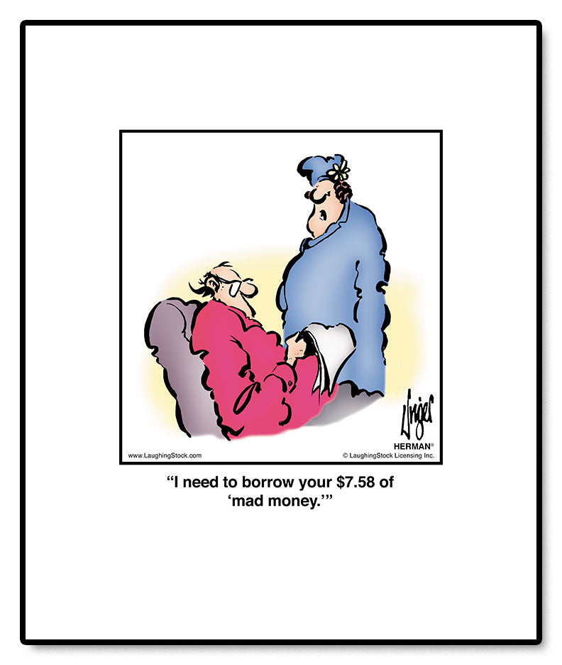 I need to borrow your of ‘mad