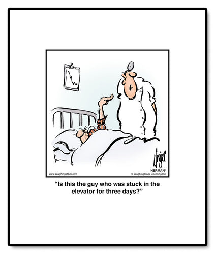 Is this the guy who was stuck in the elevator for three days?