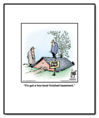 It’s got a two-level finished basement.