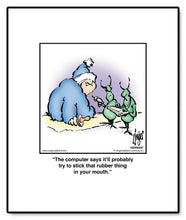 Load image into Gallery viewer, The computer says it’ll probably try to stick that rubber thing in your mouth.