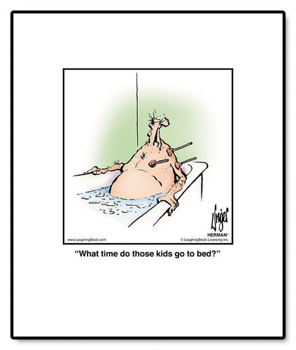 What time do those kids go to bed?