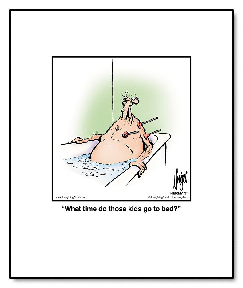 What time do those kids go to bed?