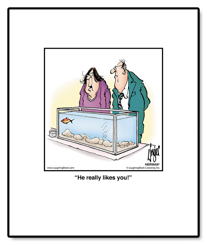 He really likes you!