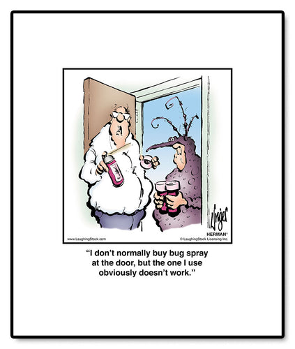 I don’t normally buy bug spray at the door, but the one I use obviously doesn’t work.