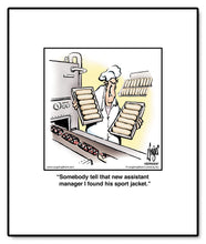 Load image into Gallery viewer, Somebody tell that new assistant manager I found his sport jacket.