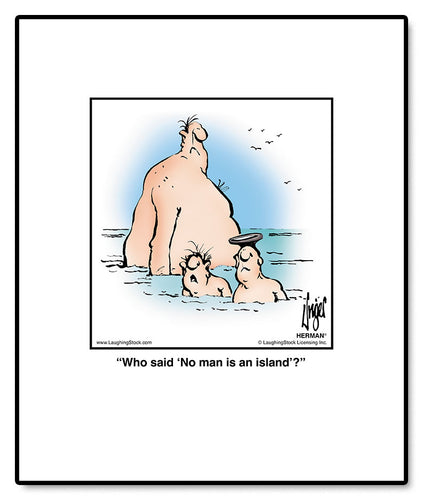 Who said ‘No man is an island’?