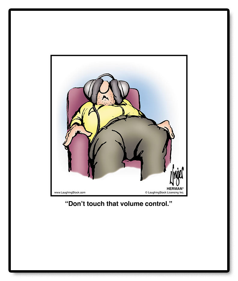 Don’t touch that volume control.