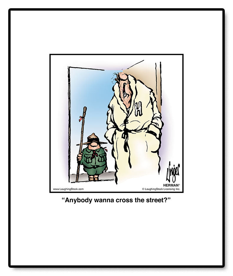 Anybody wanna cross the street?