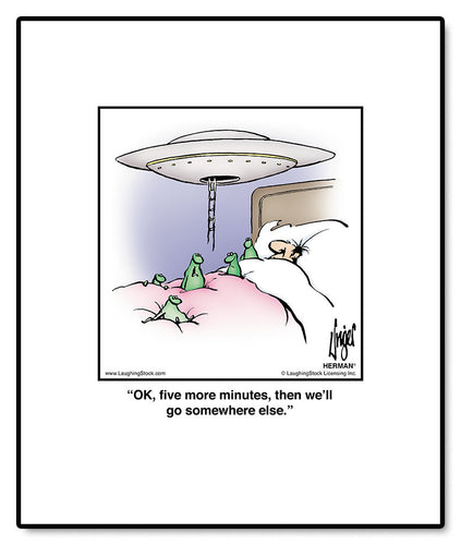 OK, five more minutes, then we’ll go somewhere else.