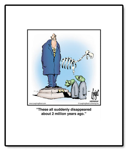 These all suddenly disappeared about 2 million years ago.