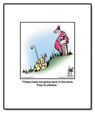 Load image into Gallery viewer, These clubs are going back to the store. They’re useless.