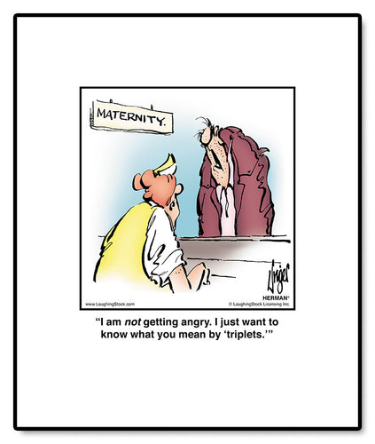 I am not getting angry. I just want to know what you mean by ‘triplets.’